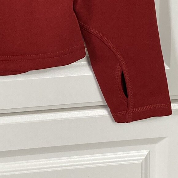 North Face Womens Size S Flight Series Half Zip Sweatshirt Zip Pocket Thumbholes - Picture 4 of 13